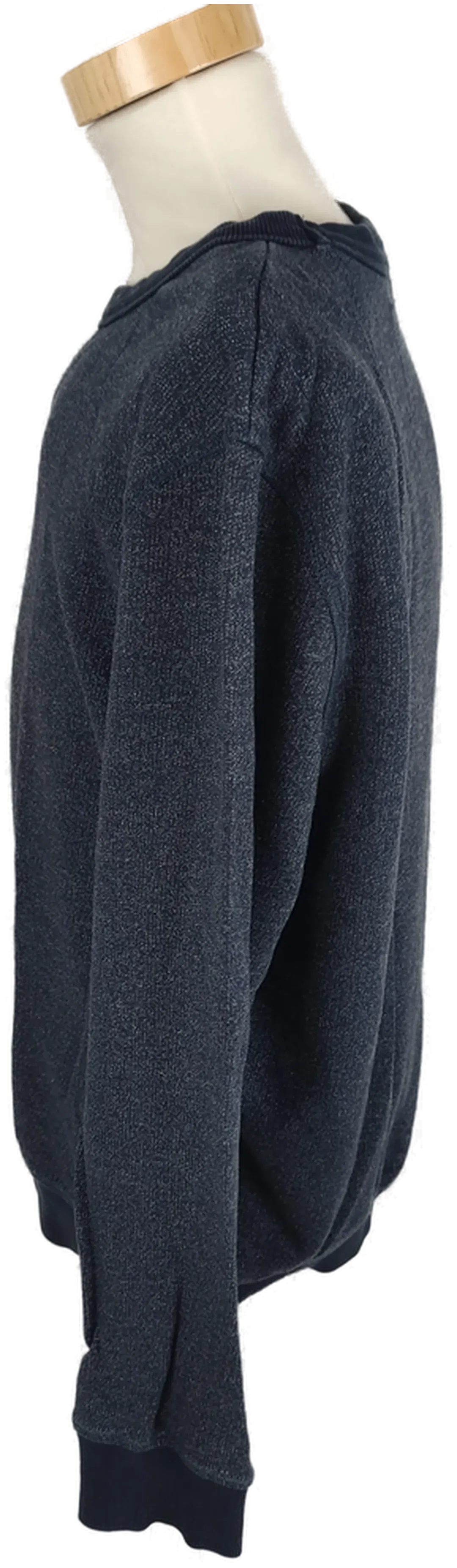 Pullover "Selected/Homme", langarm mit Rundhalsausschnitt, blau, Größe M – Bild 3