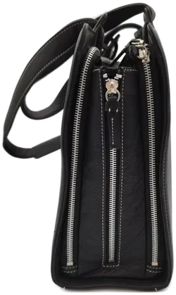 Piquardo Damenhandtasche aus schwarzem Leder - inkl. Zubehör - Bild 2