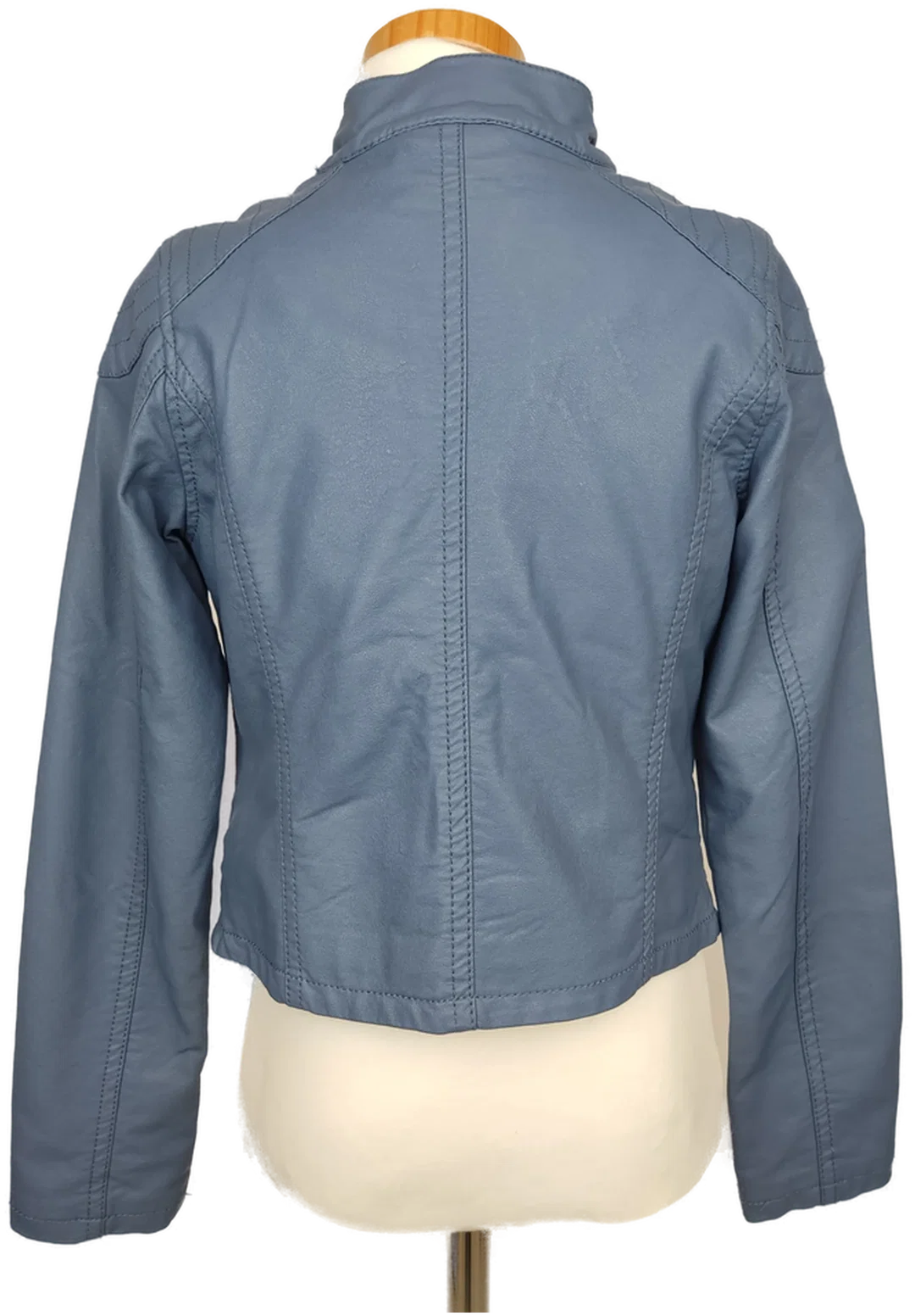 Name It Kinder Kunstlederjacke blau - Gr. 140 – Bild 2