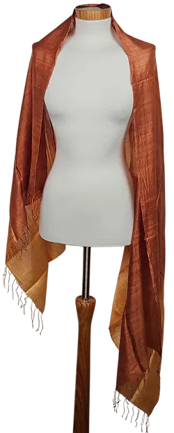 Halstuch, orange/bronze - Bild 2