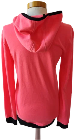 Y.F.K. Kinder Kapuzenpullover, neon-pink mit Aufdruck - Gr. 170/176 – Vorschau 3