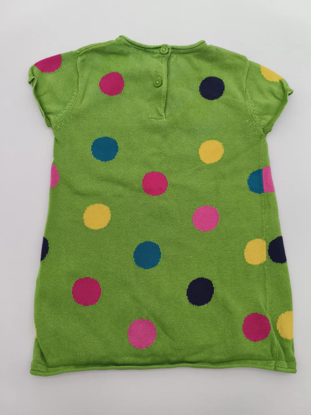 Liegelind, Strickkleid, Gr. 92, gepunktet – Bild 2