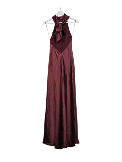 ZARA Damen Maxikleid, bordeaux - Gr. XS – Vorschau 2