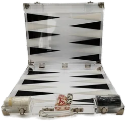 Dapy Paris Backgammon Set - 1970-79 / 43x34x7 cm - Bild 1