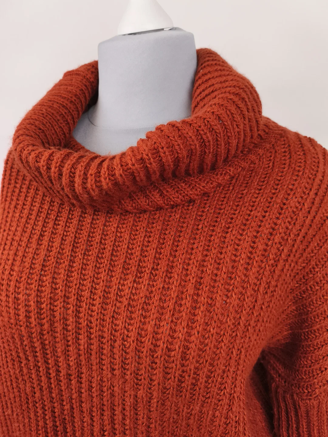 Zauberstern Strickpullover mit großem Rollkragen, Damen, Gr. S – Bild 2
