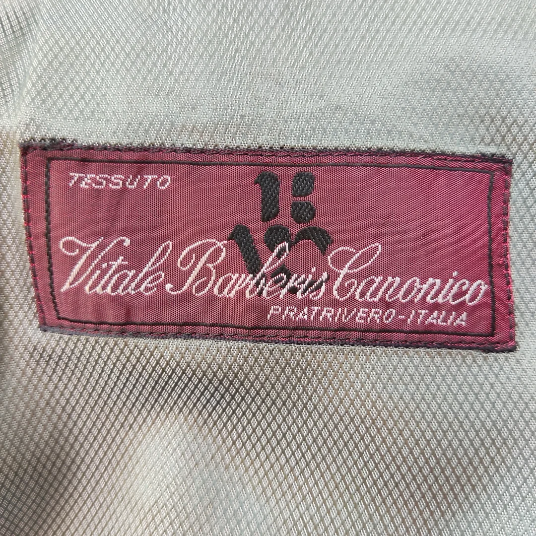 Vitale Barberis Canonico Herren Anzug (Sakko und Hose) - dunkelgrau - Lgr.110 – Bild 4