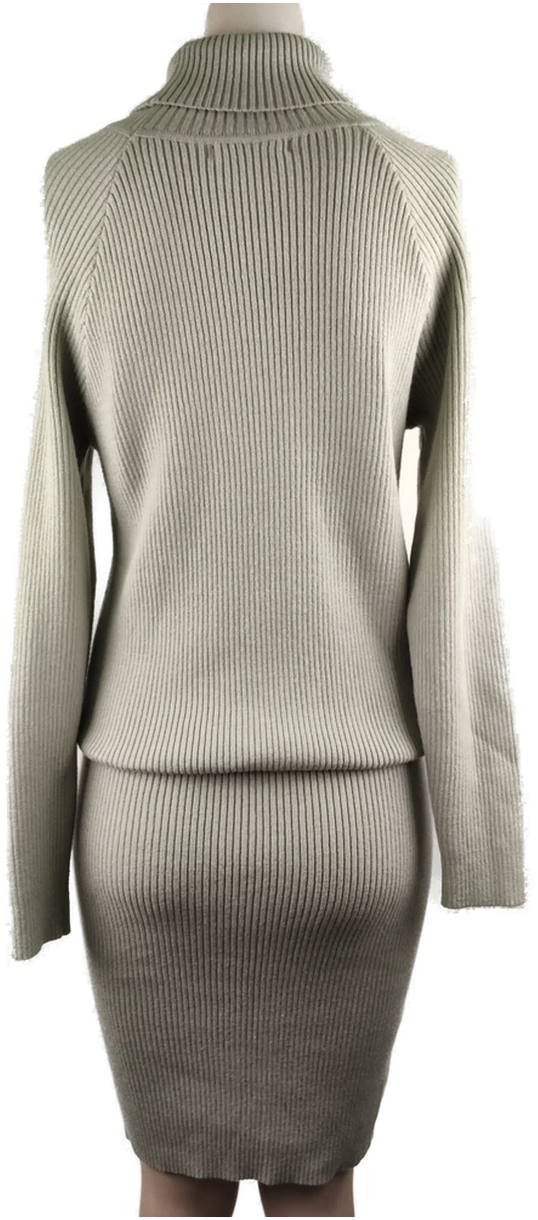 Damen-Set SHEILAY mit Rollkragenpullover und Rock | Strickliebe – Bild 3