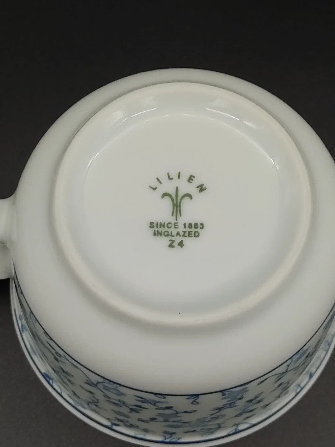 6er Set Lilien Porzellan, Vintage – Bild 6