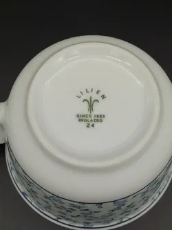 6er Set Lilien Porzellan, Vintage - Bild 6