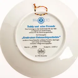 5 Stück Wand/Sammelteller „Teddy und seine Freunde“  - Bild 14