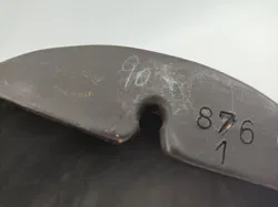 Dekorative Wandmaske/Frauenkopf in schwarz/gold - ca. 1950er Jahre - Bild 5