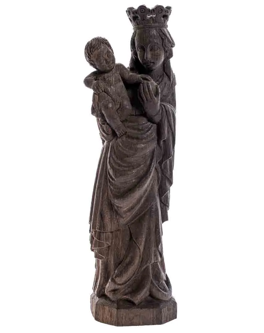 Heiligenfigur Madonna mit Jesuskind - Bild 4
