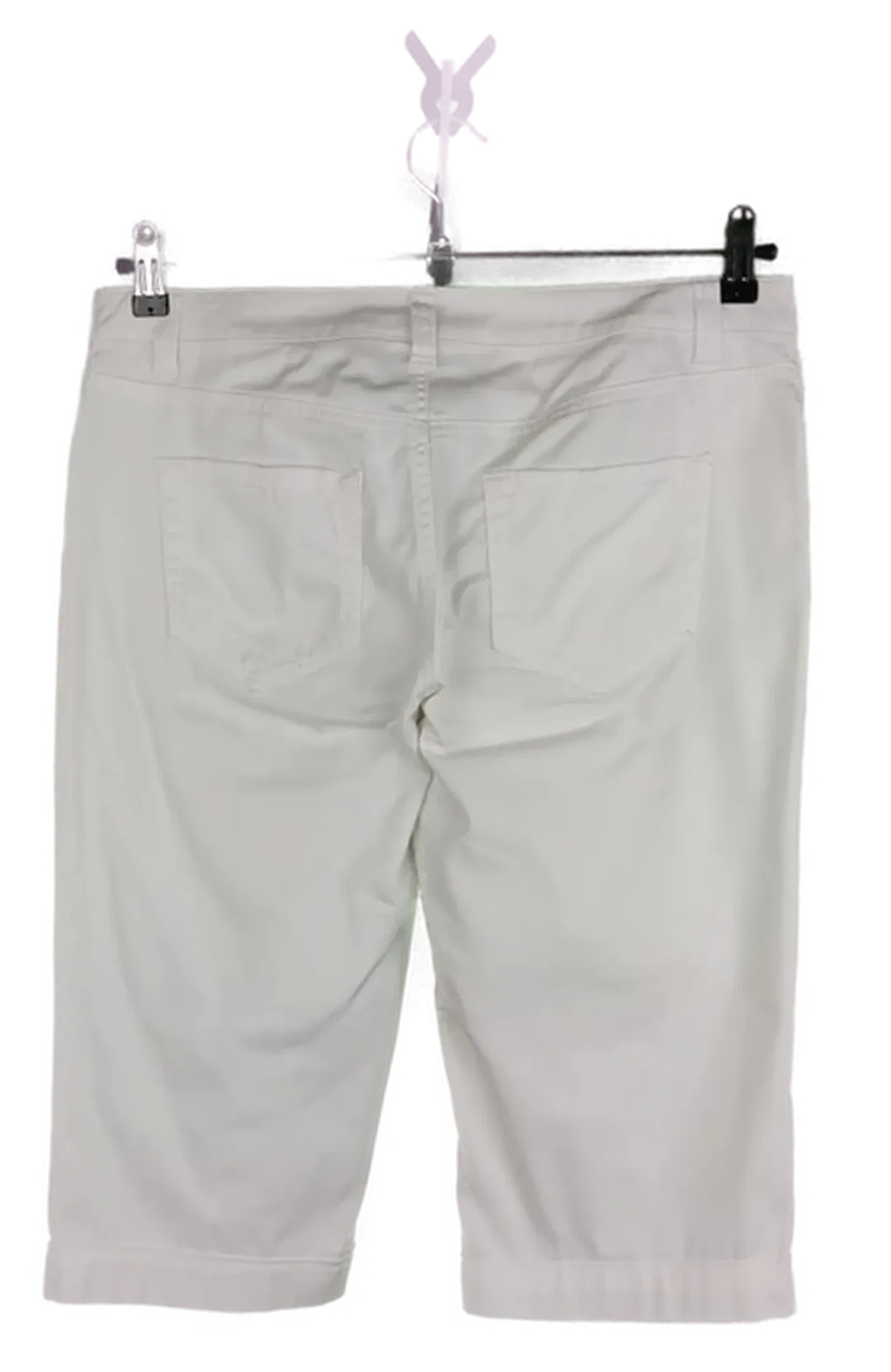 Benetton Damen Shorts weiß - IT44/EUR40 – Bild 2