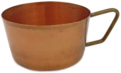 Vintage Kupfer-Tassen Set (6-teilig) – Vorschau 3