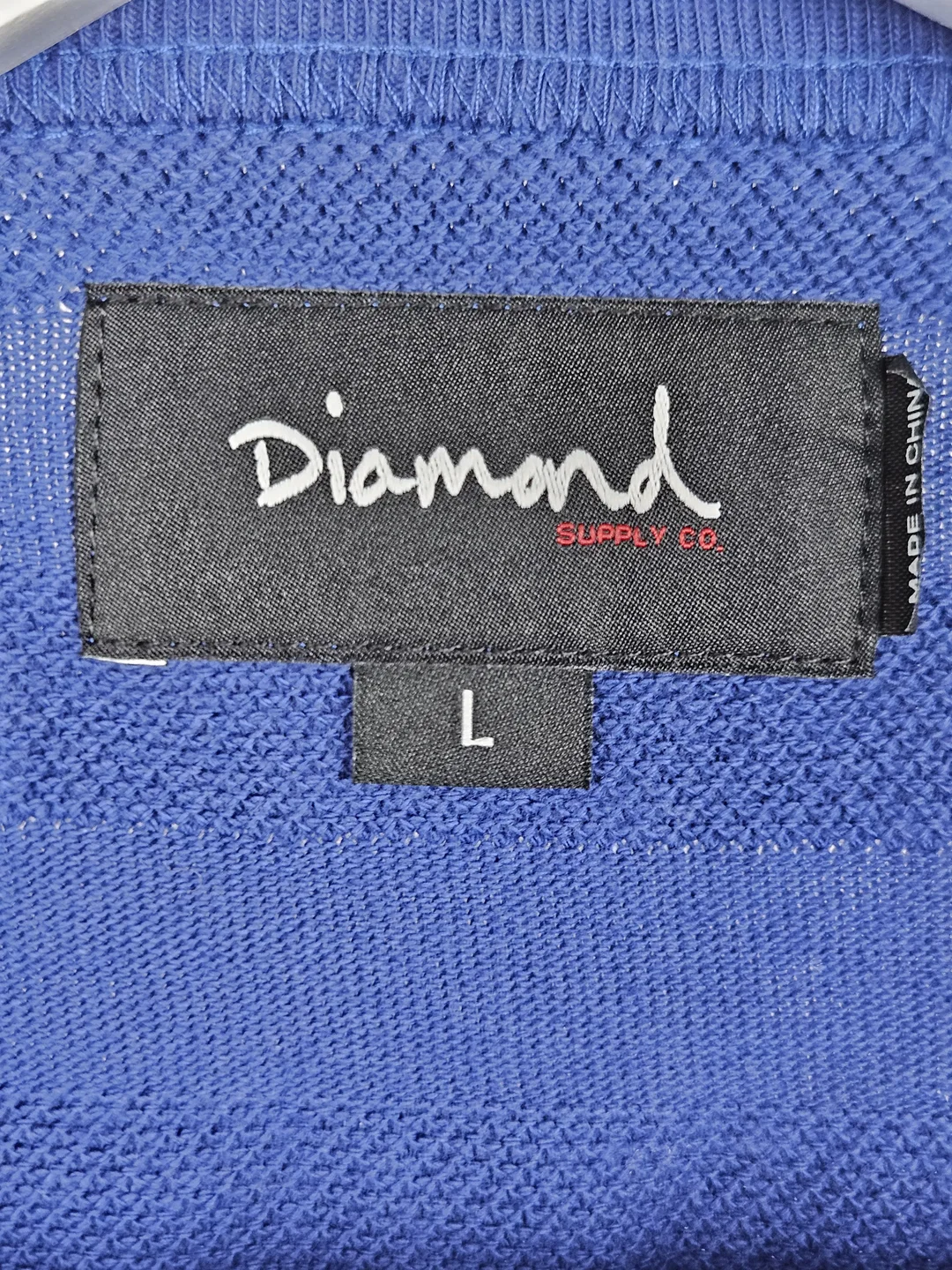 Diamond Supply Co. Herren Pullover, blau - Gr. L  – Bild 4