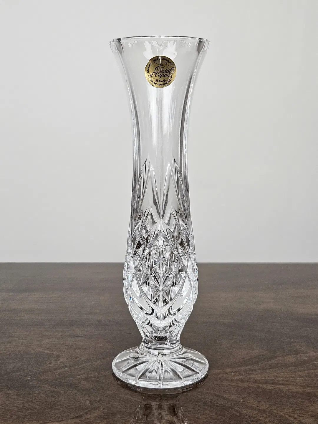Kristall Vase - Höhe ca. 21 cm  - Bild 1