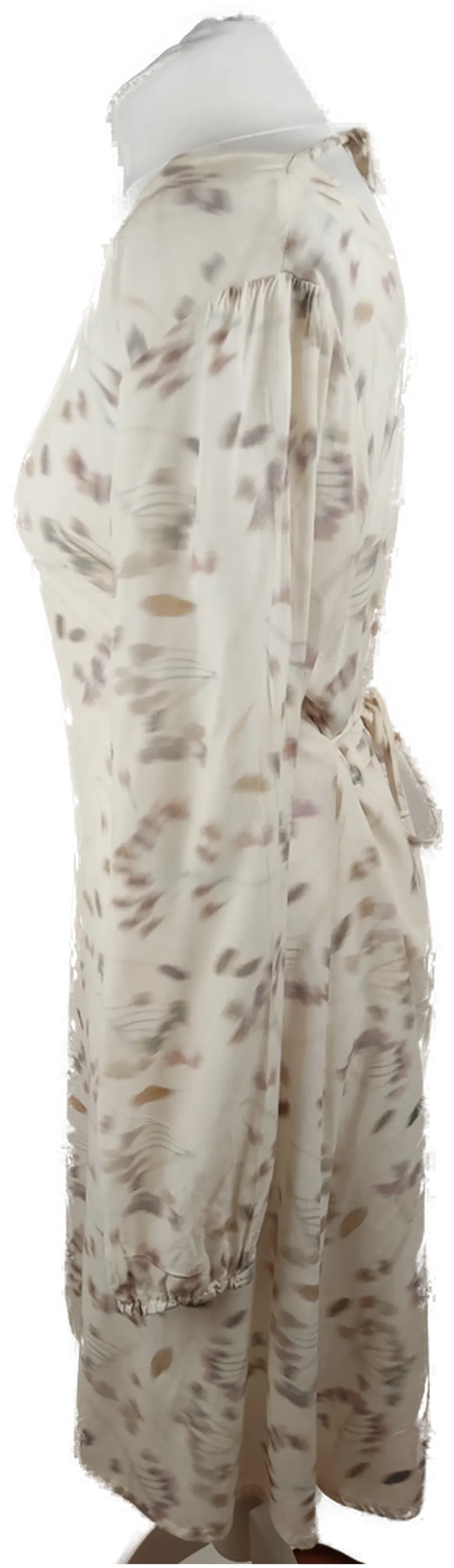 Damen-Midikleid S/36 | Cremefarben Geblümt – Bild 2