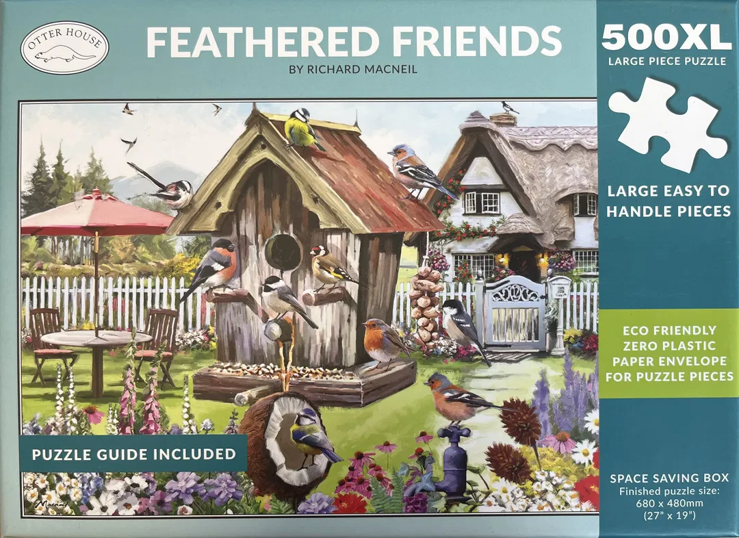 OTTER HOUSE - 500XL Puzzle - Feathered Friends - Bild 1