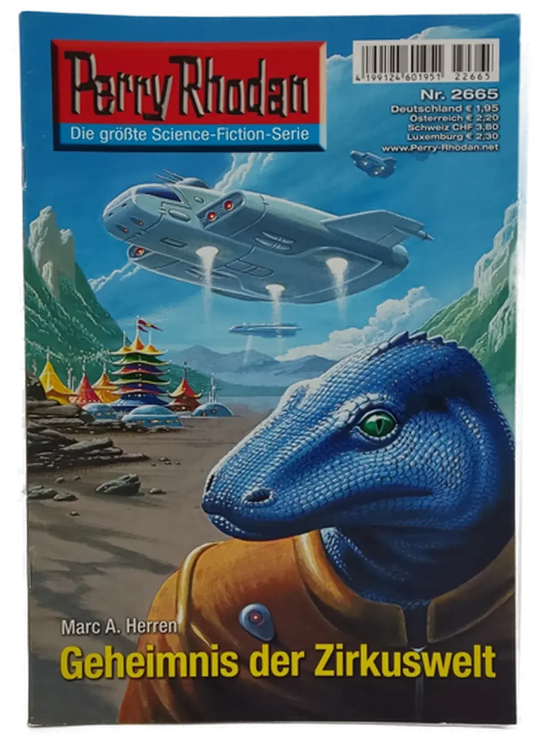 Romanheft Perry Rhodan Geheimnis der Zirkuswelt Erstauflage Nr.2665 - Bild 2