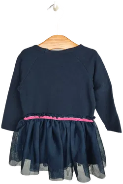 name it Mädchen Kleid mit Tüllröckchen dunkelblau - 86 - Bild 2