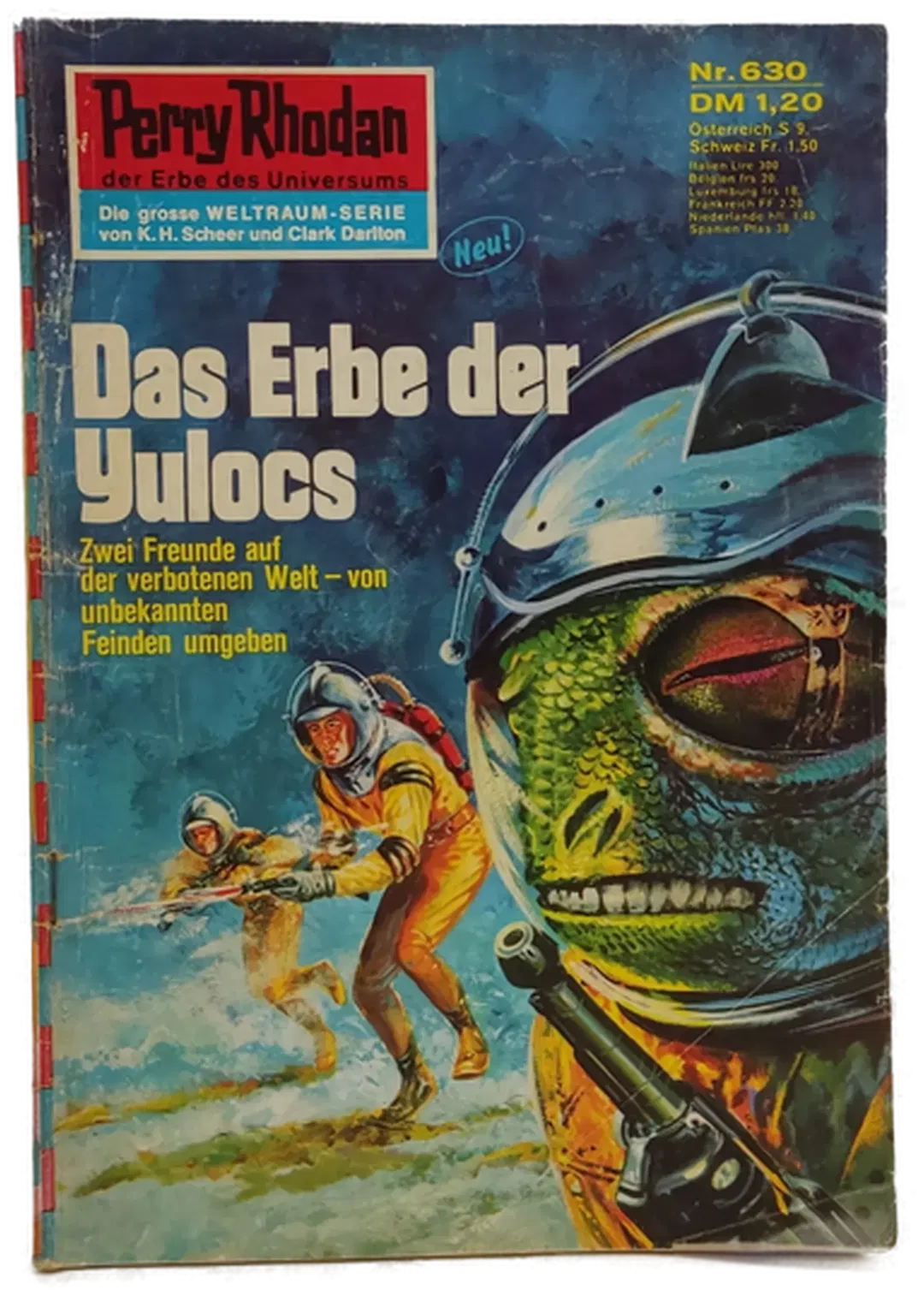  Romanheft Perry Rhodan Das Erbe der Yulocs Erstauflage Nr.630 - Bild 2