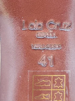 Lola Cruz Damen Sandale beige Gr. 41 - Bild 6