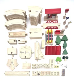 Holzeisenbahn - Set Konvolut – Vorschau 3