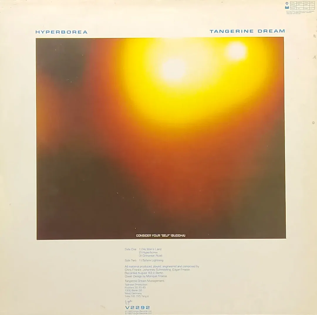 LP Vinyl Tangerine Dream "Hyperborea" – Bild 2