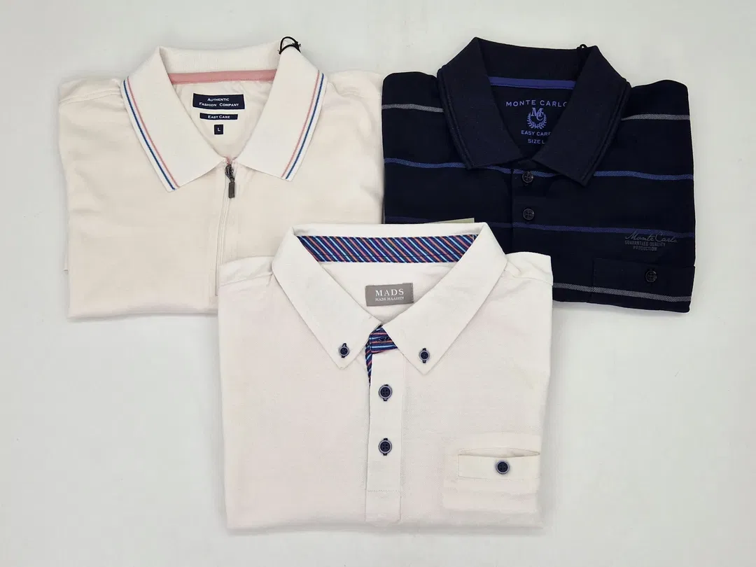 Herren Polo-Shirts Basic 3 - 3er Pack - Bild 4