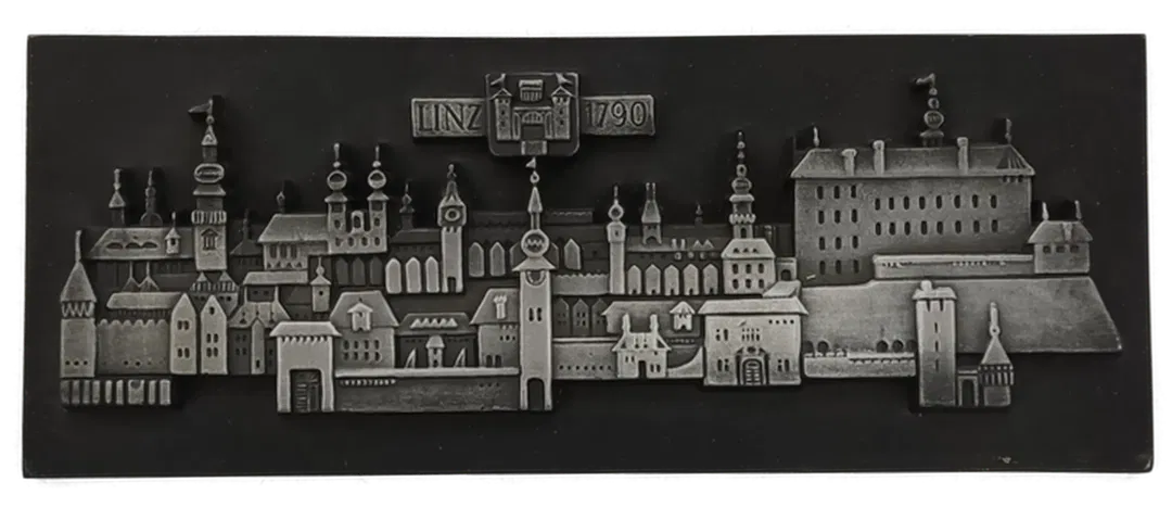 Gussplatte Reliefbild 