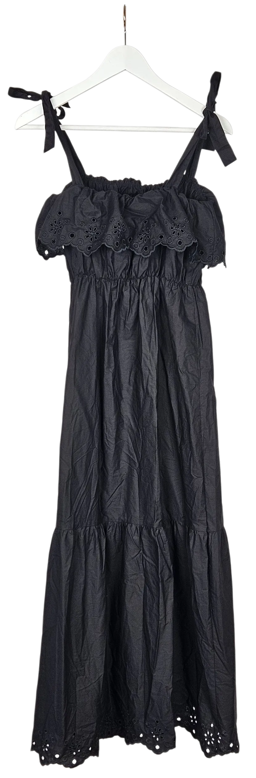 ZARA Damen Maxikleid, schwarz - Gr. L  - Bild 1