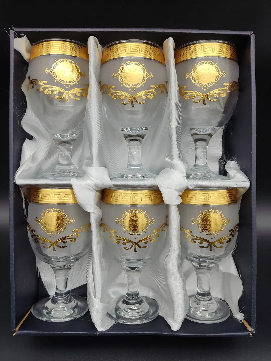 6 Gläser mit Golddekor - Bild 4