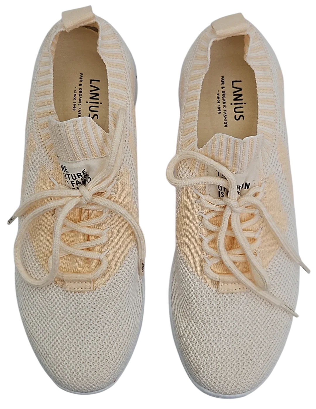 LANIUS TENCEL Damen Sneaker, weiß/beige - Gr. 41 – Bild 4