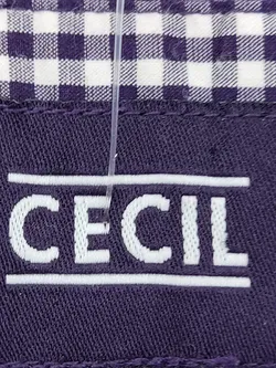 CECIL Herren Hemd Kurzarm weiß, violett, kariert - Gr. L - Bild 4