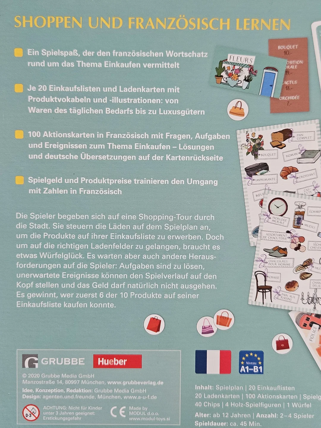 Ab in die Tüte - Lernspiel Französisch - GRUBBE – Bild 3