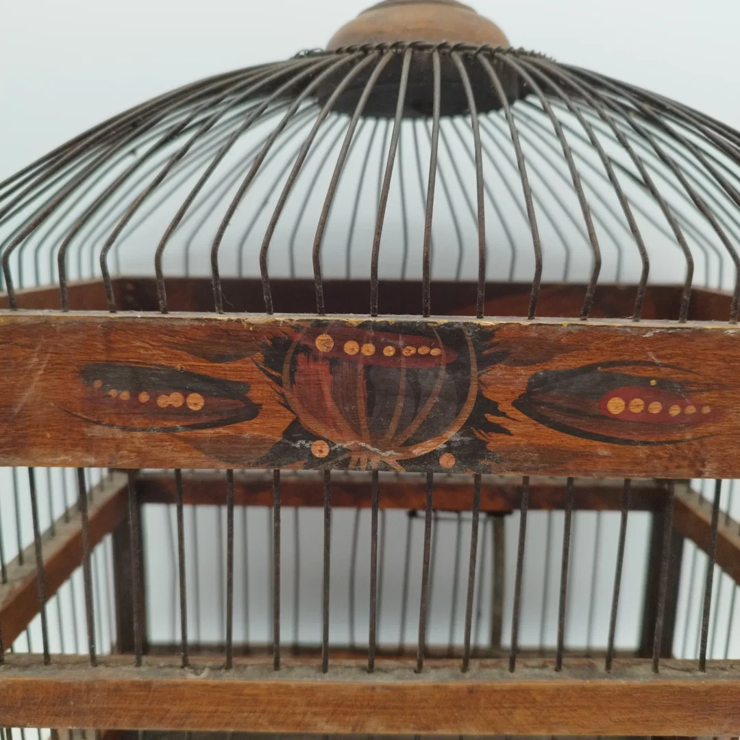 Antiquarischer Vogelkäfig - ca. 1880 / Einzigartiges Dekostück! – Bild 2