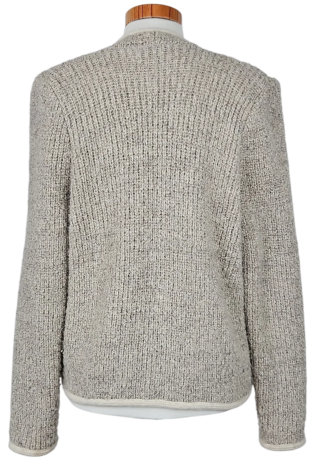 ADELE JOYCE Vintage Damen Weste, beige - Gr. S  – Bild 3