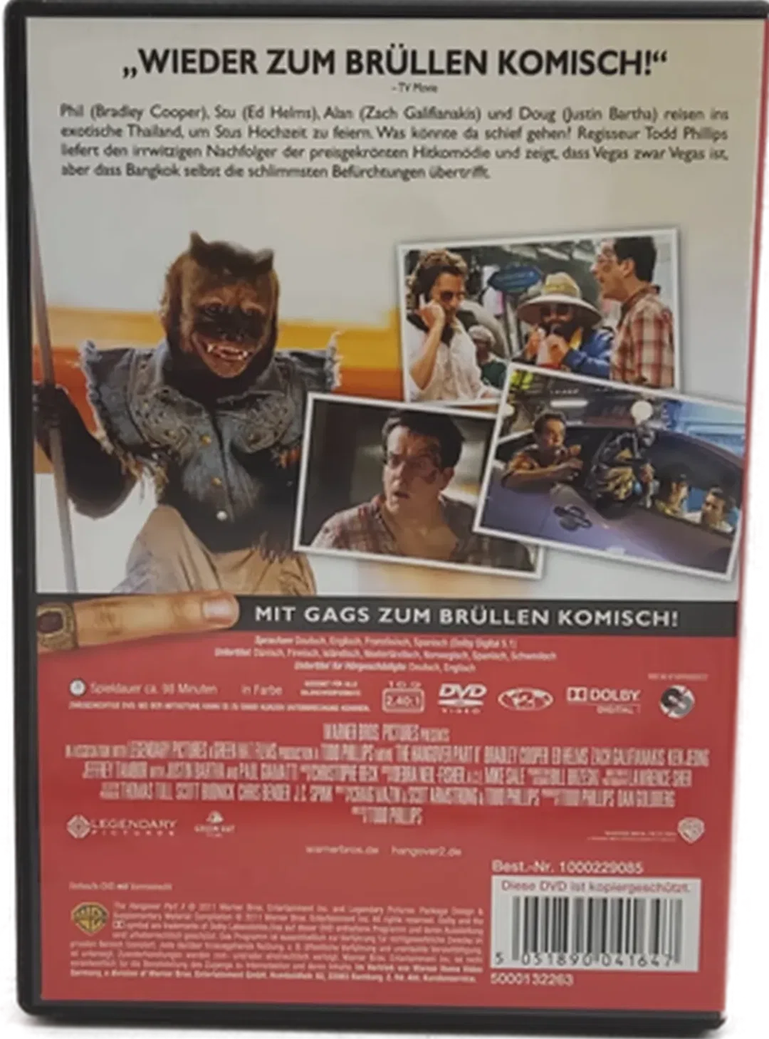DVD "Hangcover 2" mit Bradley Cooper, Ed Helms und Zach Galifianakis  – Bild 2