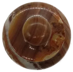  Aufbewahrungsdose aus Onyx Maße Höhe ca 9 cm Breite ca 7 cm - Bild 3