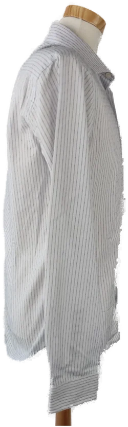 Smog Herrenhemd weiß/violett -  Gr. M (Slim fit) - Bild 2