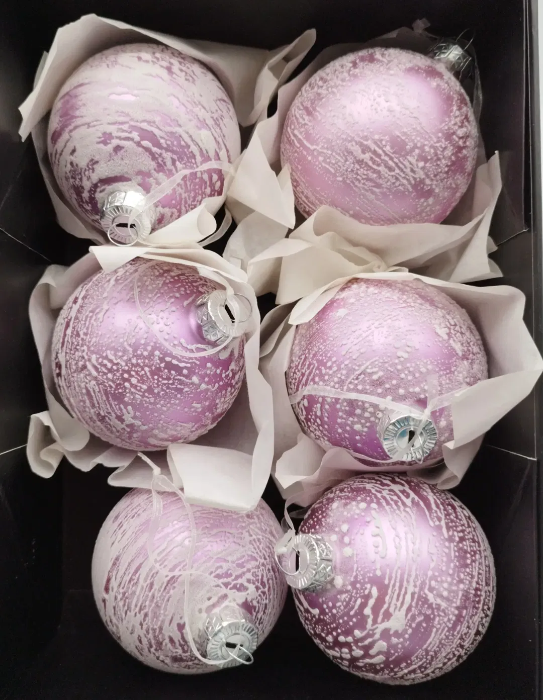 Glas-Christbaumkugeln, Mundgeblasen 6-tlg. | Festlich - Bild 4