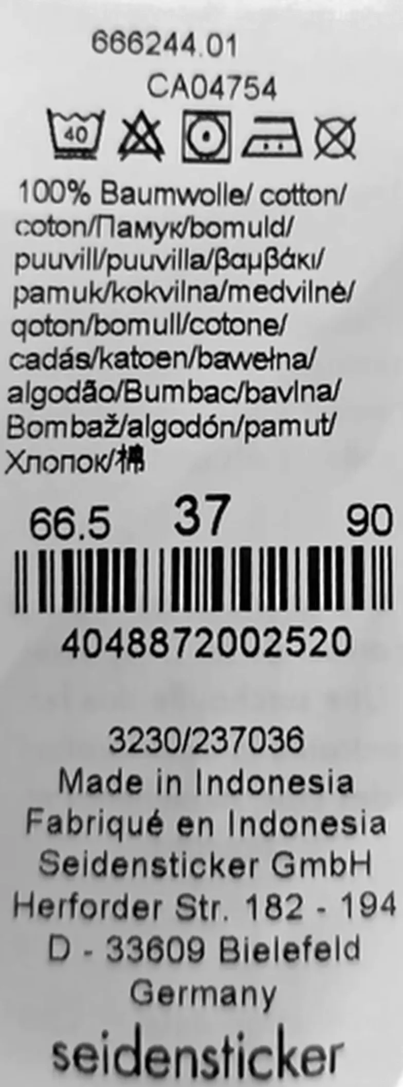 Seidensticker Herrenhemd weiß Gr. S – Bild 4