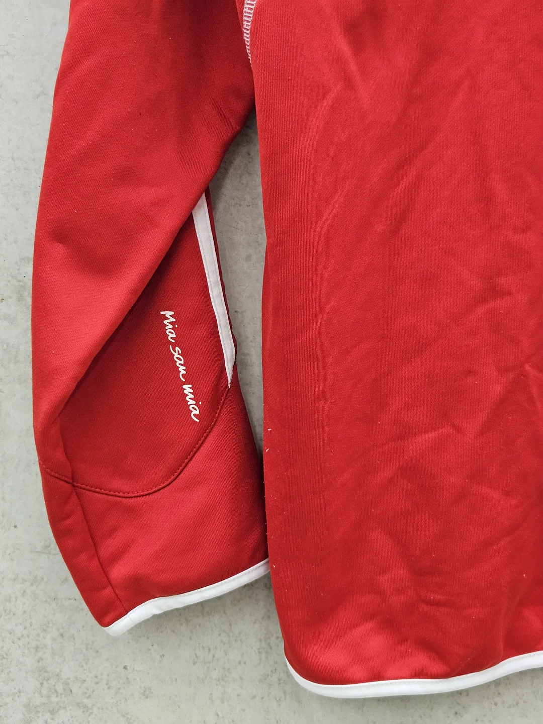 ADIDAS x FC Bayern München Herren Fussball Jacke, rot - Gr. L – Bild 5
