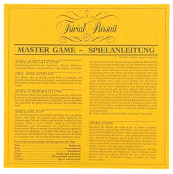 Brettspiel Trivial Pursuit Mastergame Genus Ausgabe - Bild 3
