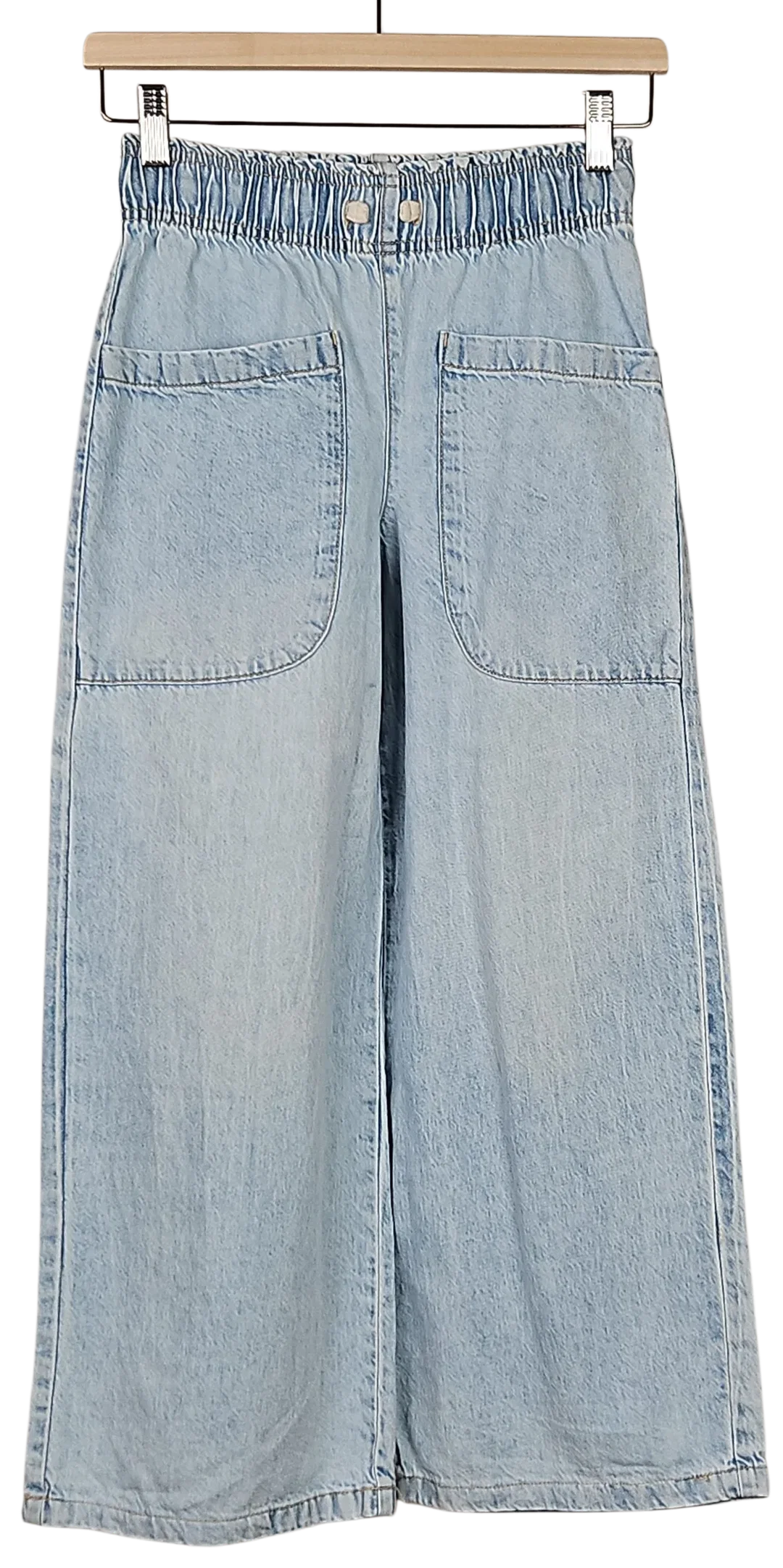 Zara Mädchen Jeans, hellblau - Gr. 152 cm (11-12 Jahre) – Bild 1