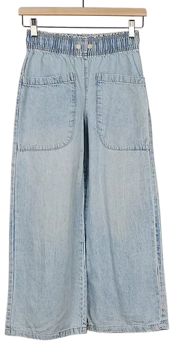 Zara Mädchen Jeans, hellblau - Gr. 152 cm (11-12 Jahre) – Vorschau 1