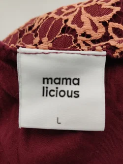 Mamalicious Umstandskleid Weinrot Geblümt | Wie Neu - Bild 9
