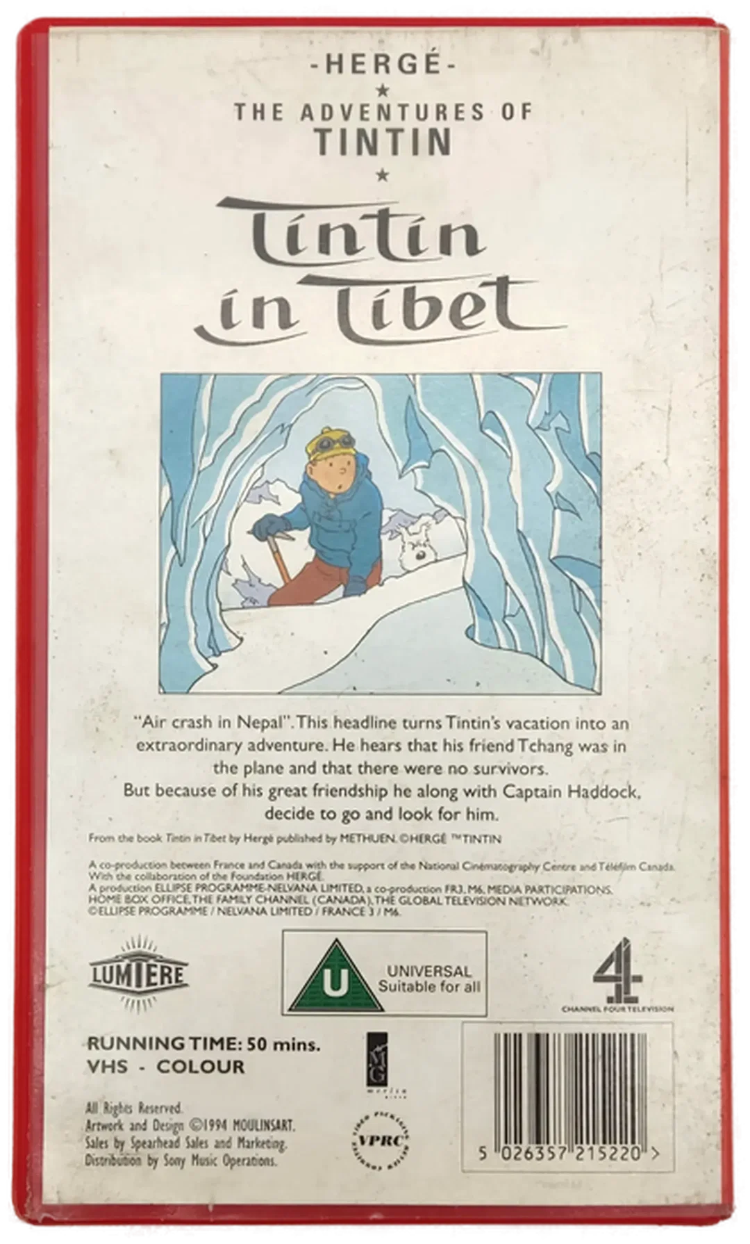 VHS "Tim und Struppi Tintin in Tibet" – Bild 2