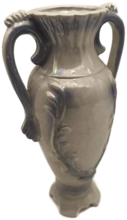 Henkelvase "Romantik", Porzellan, 24 cm hoch, klassische Amphorenform – Vorschau 2