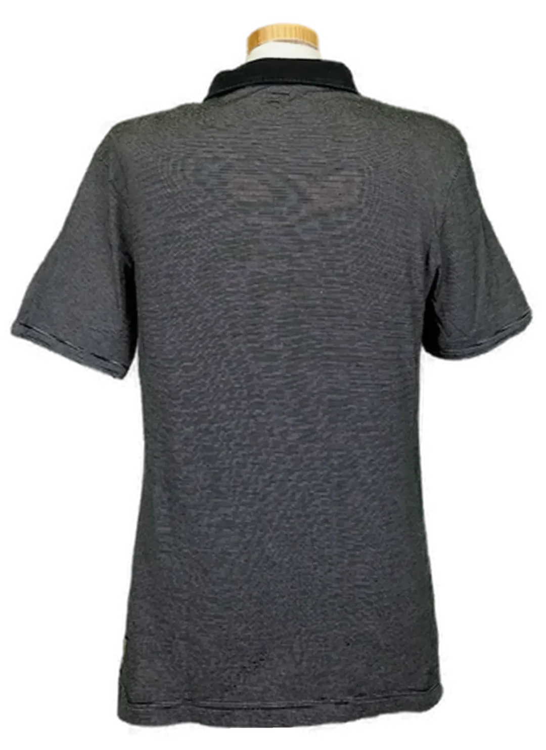 Armani Jeans Herren Poloshirt schwarz/weiß gestreift Gr. EU XL – Bild 2